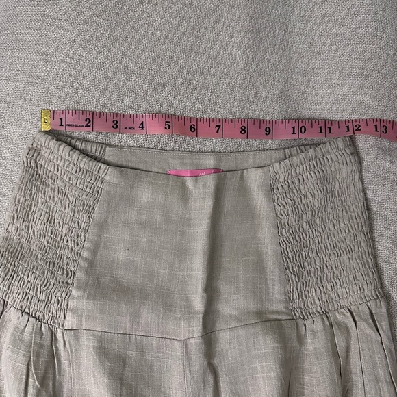 CHIC LINEN HALTER TOP & WIDE LEG PANT SET - Picture 12 of 12